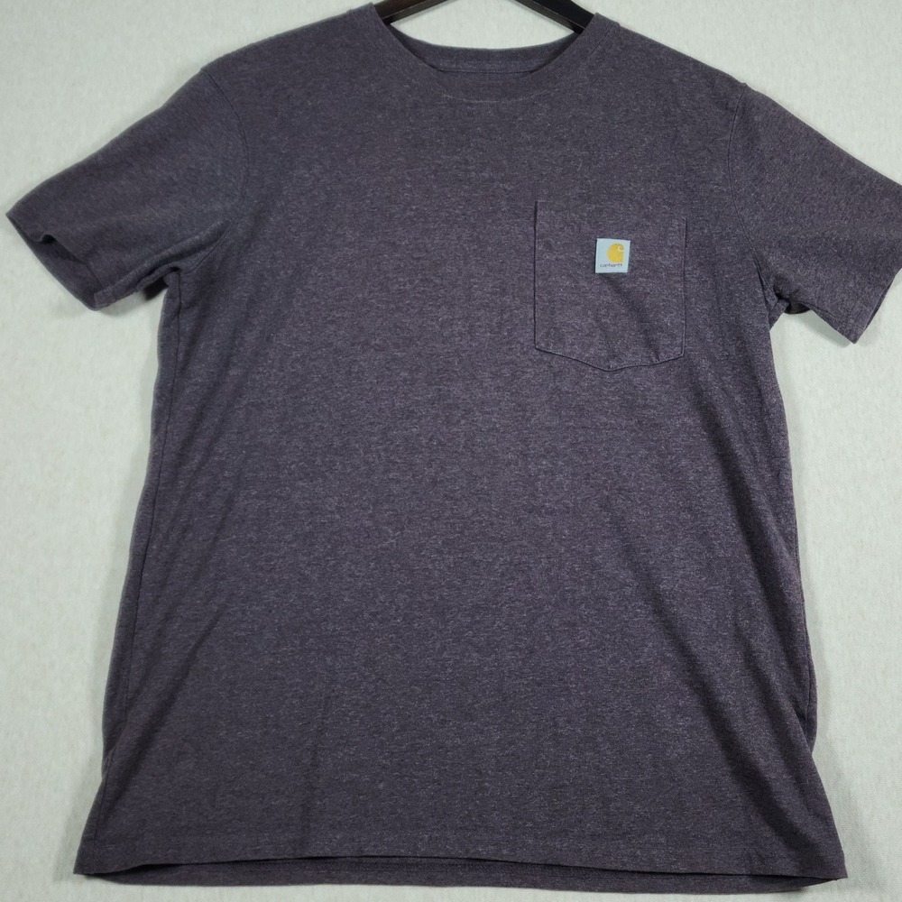 Carhartt K87 W Loose Fit Pocket Tee Purple Heather Womens Size Medium M T Shirt